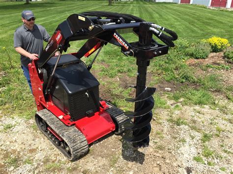 mini skid steer auger|best skid steer auger attachment.